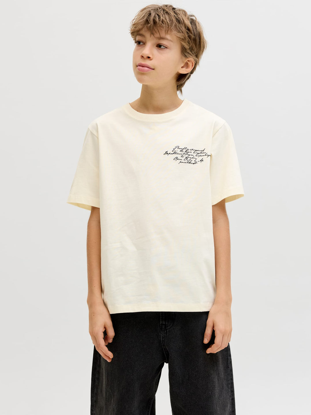 jack & jones kids 12293178 Dust t-shirt ecru