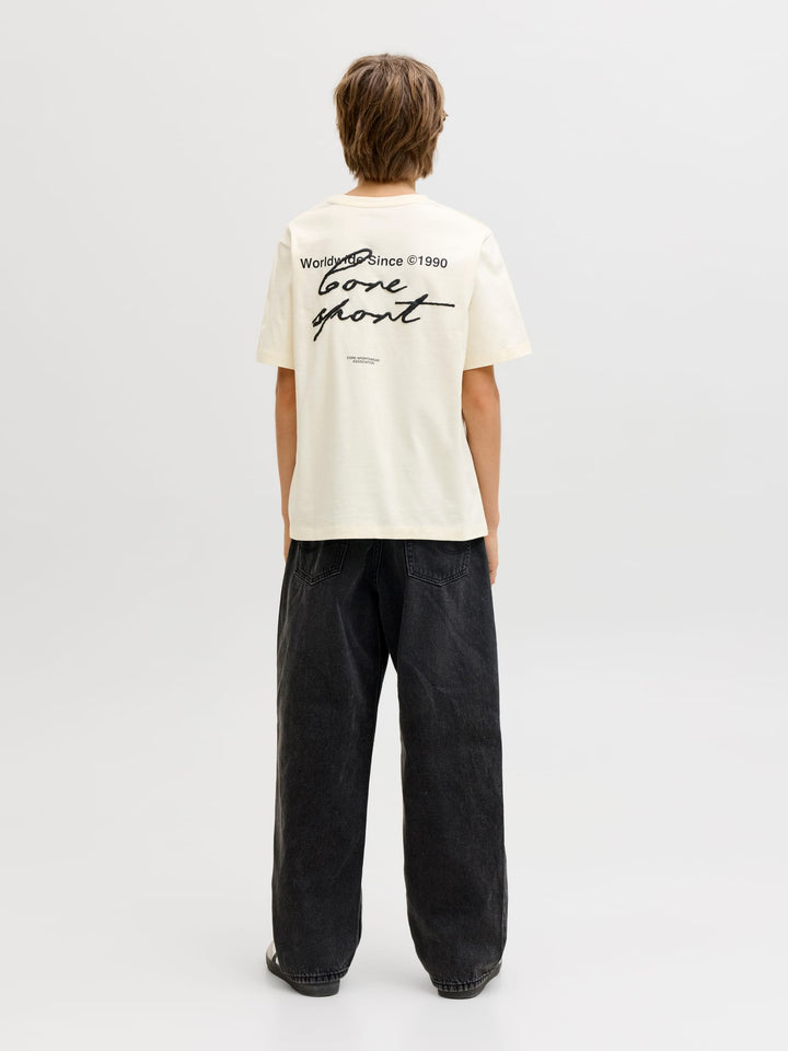 Jack & Jones Kids T-shirt ecru – jongens