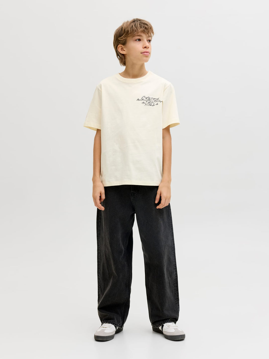 Jack & Jones Kids T-shirt ecru – jongens