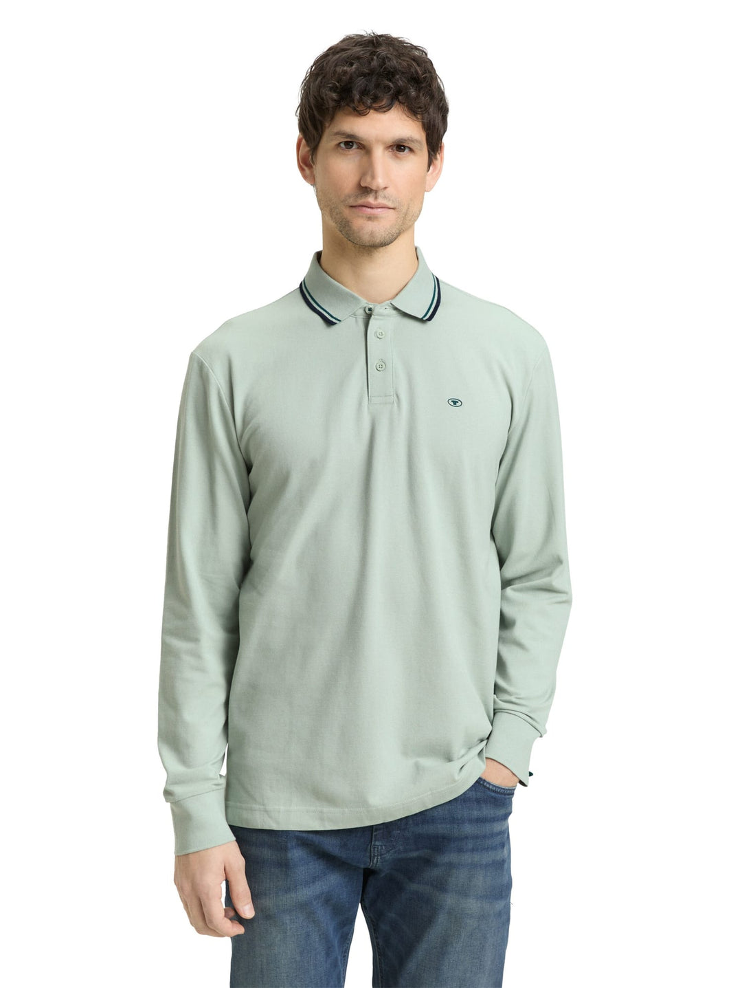 Tom Tailor 1050862 polo k/m heren mint