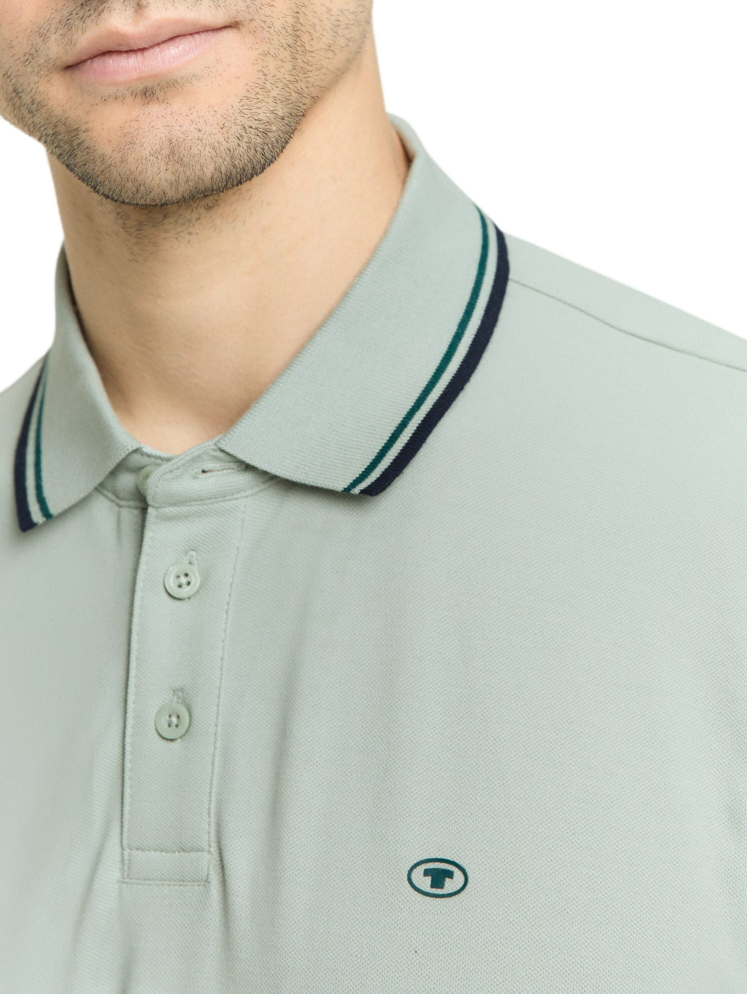 Tom Tailor polo k/m mint – heren