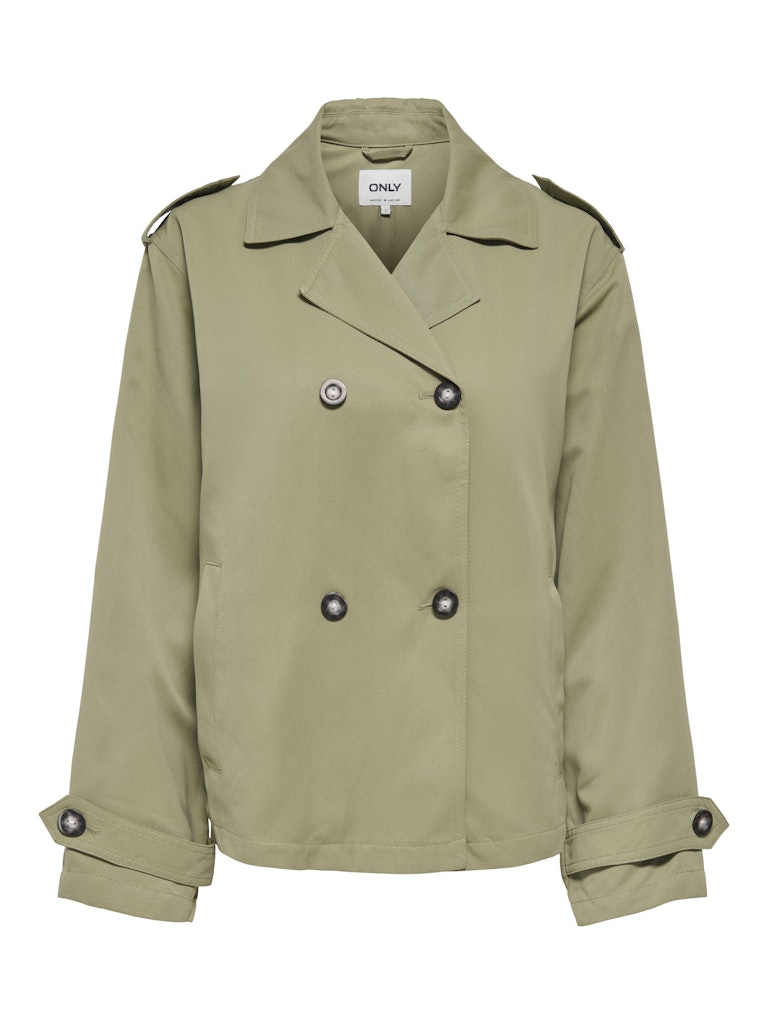 Only ONLHANNAH Short Life Trenchcoat army – dames