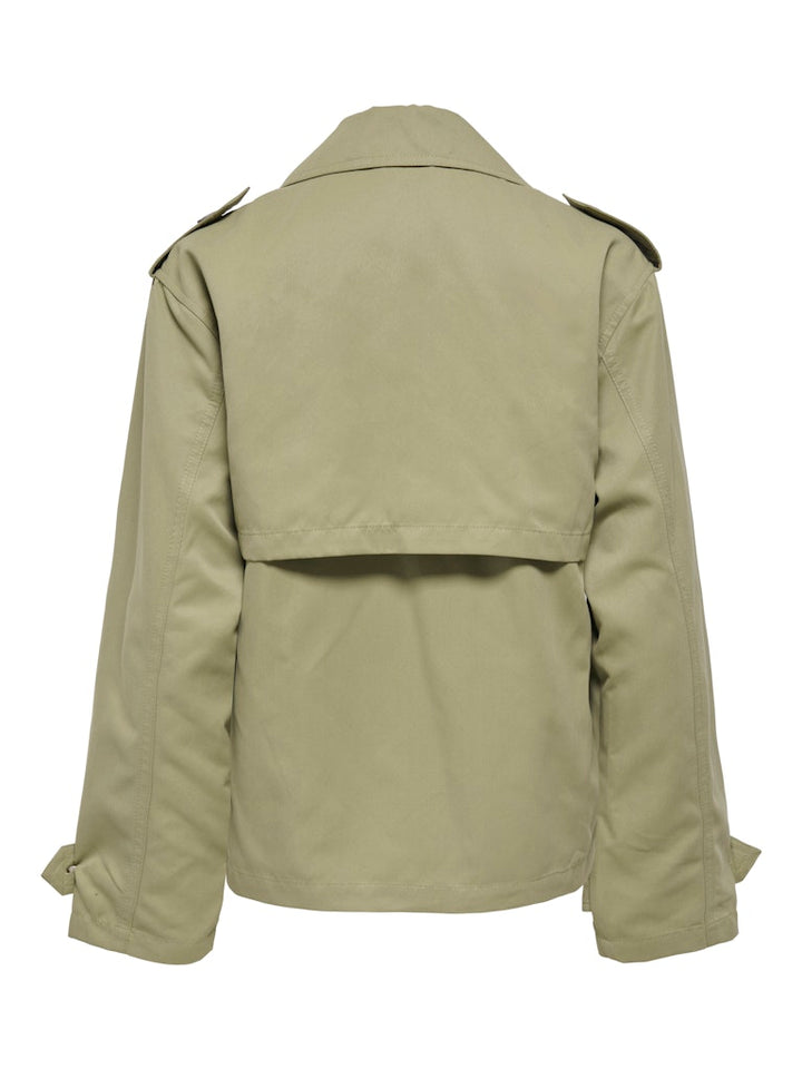 Only ONLHANNAH Short Life Trenchcoat army – dames