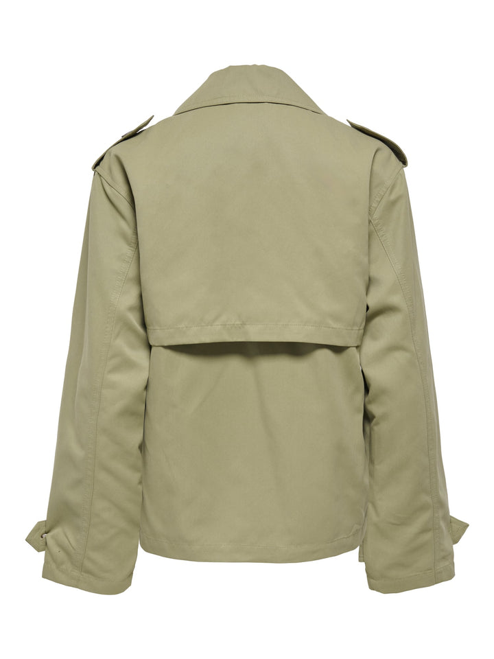Only ONLHANNAH Short Life Trenchcoat army – dames