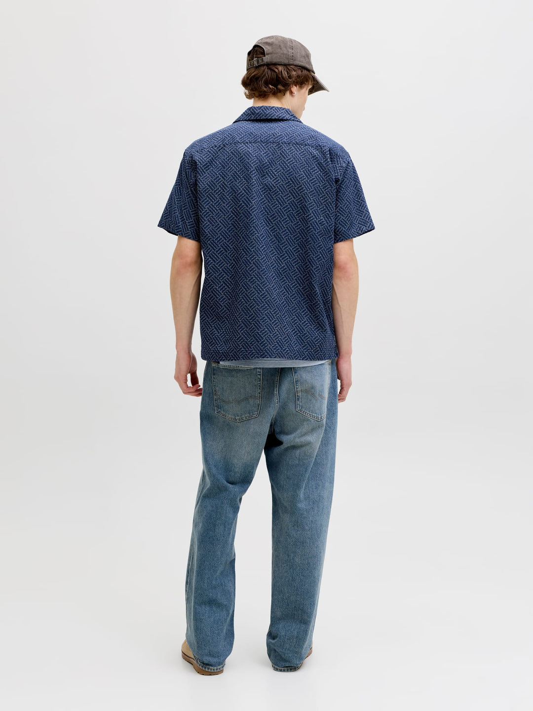 Jack & Jones 12291956 Bluwinson overhemd blauw dessin – heren