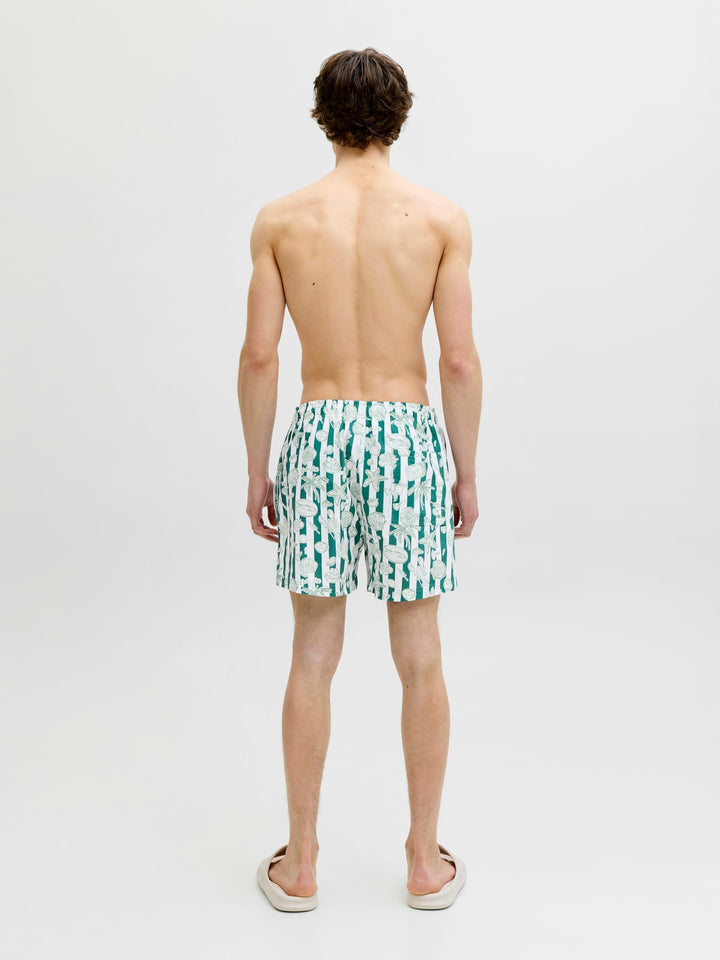 Jack & Jones zwembroek maui groen dessin – heren