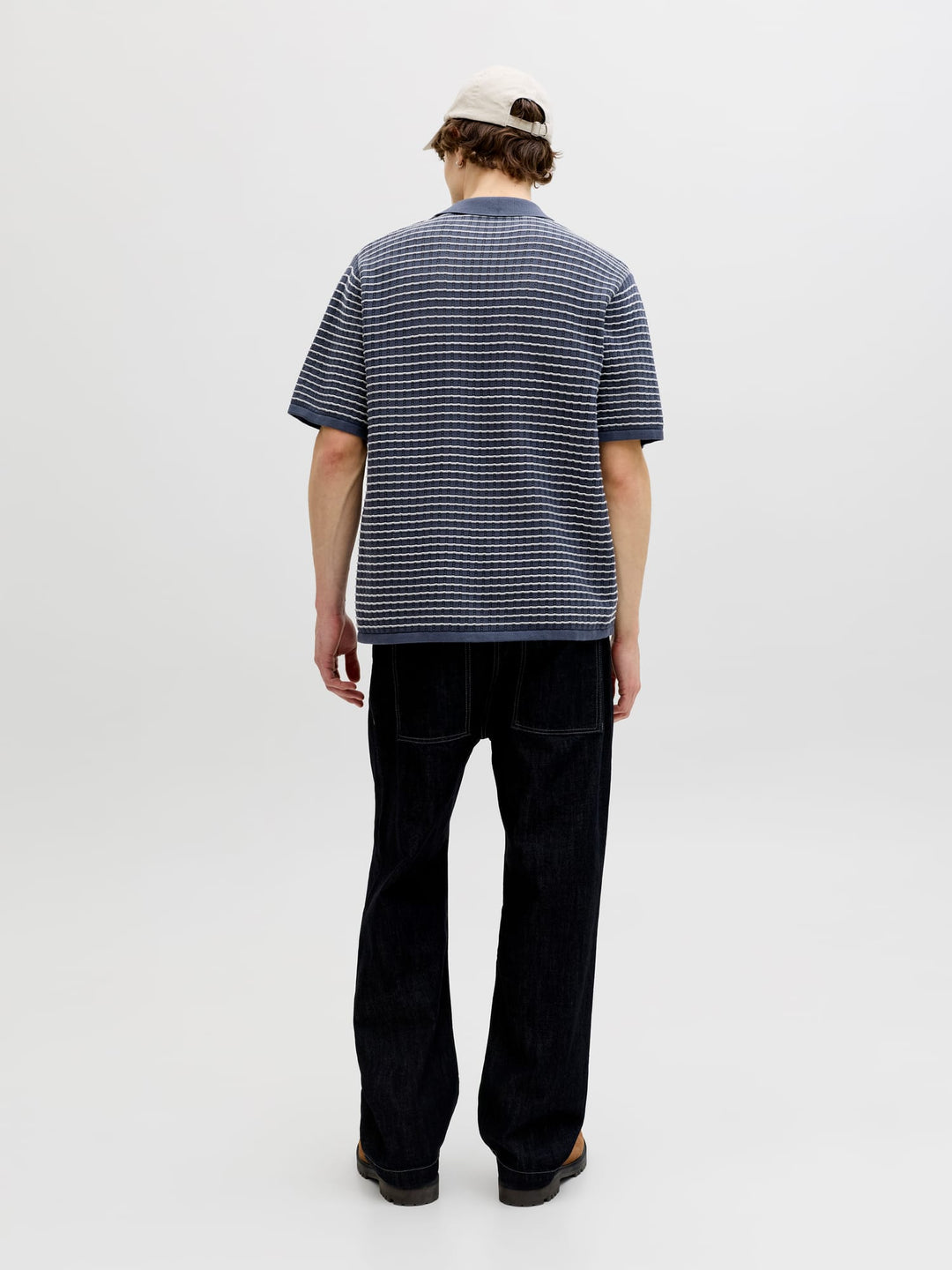 Jack & Jones Nantucket polo k/m blauw dessin – heren