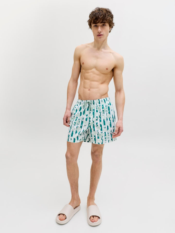 Jack & Jones zwembroek maui groen dessin – heren