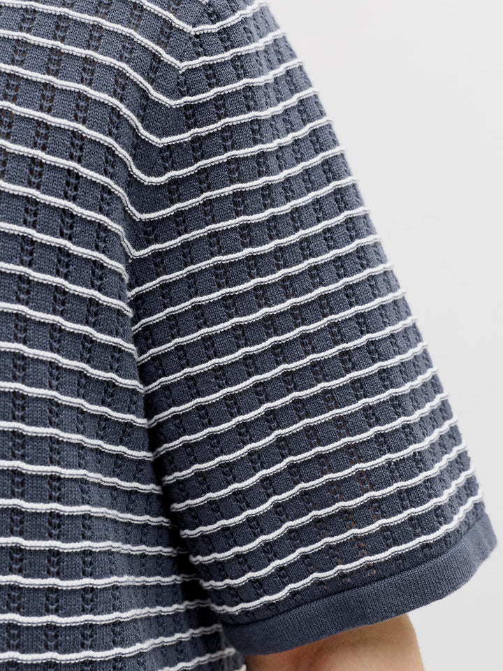 Jack & Jones Nantucket polo k/m blauw dessin – heren