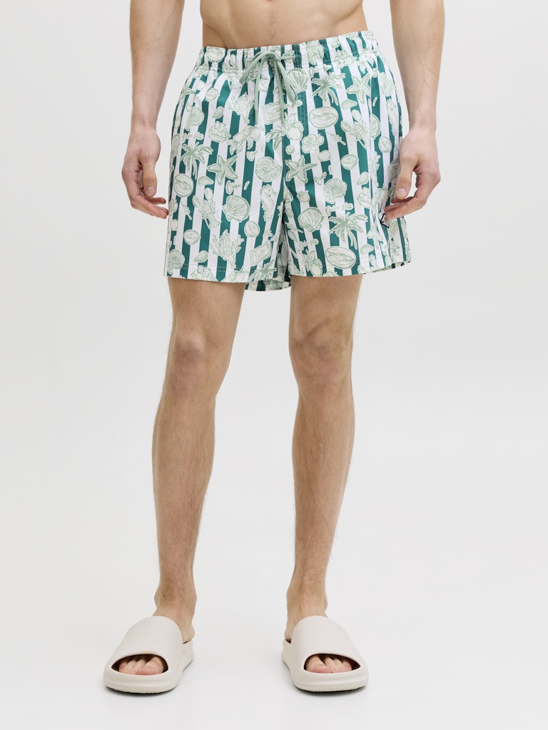 Jack & Jones zwembroek maui groen dessin – heren