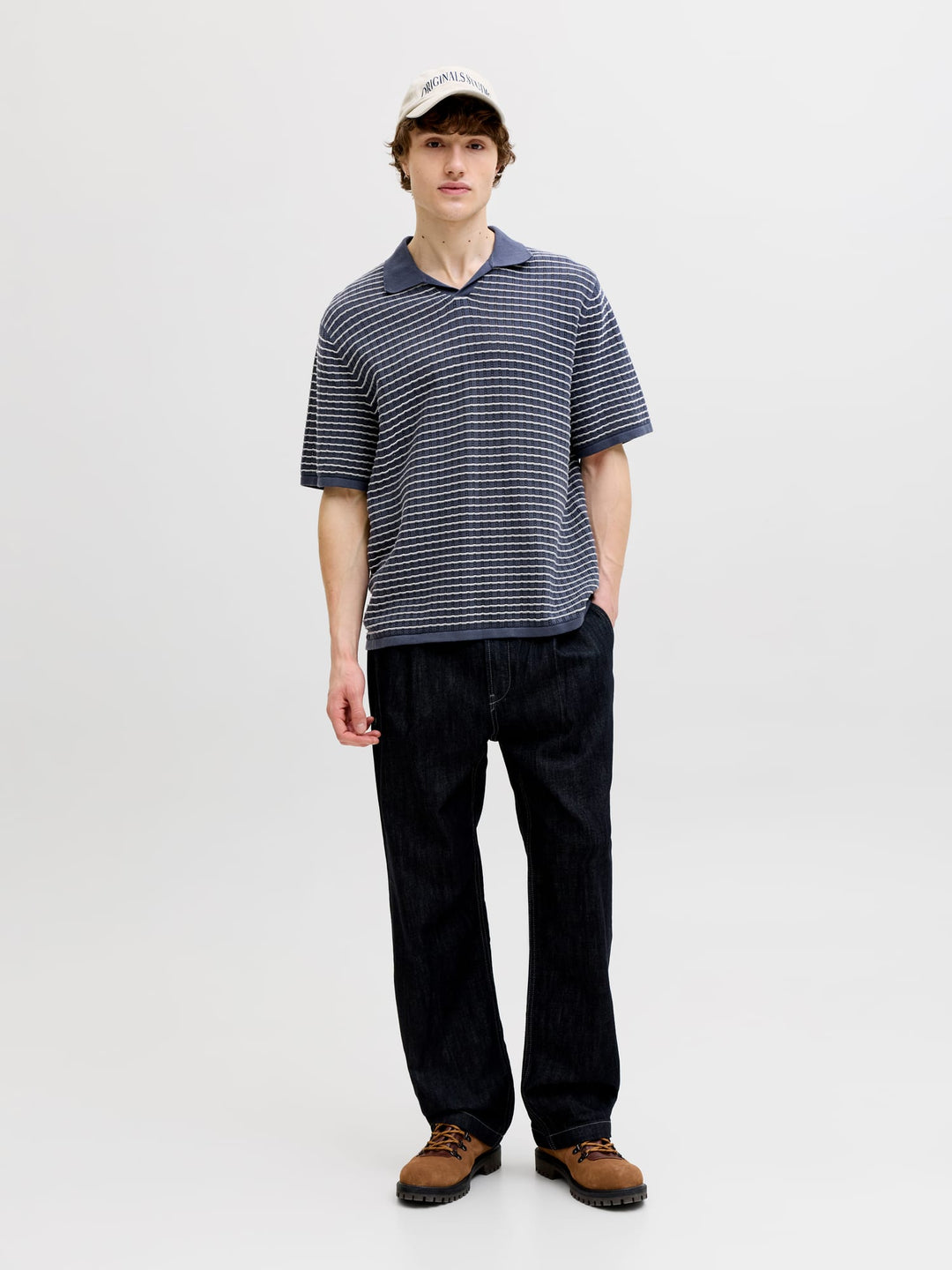 Jack & Jones Nantucket polo k/m blauw dessin – heren