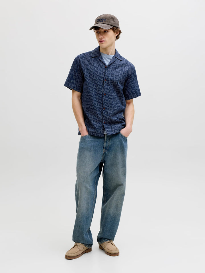Jack & Jones Bluwinson overhemd – heren - Blauw Dessin