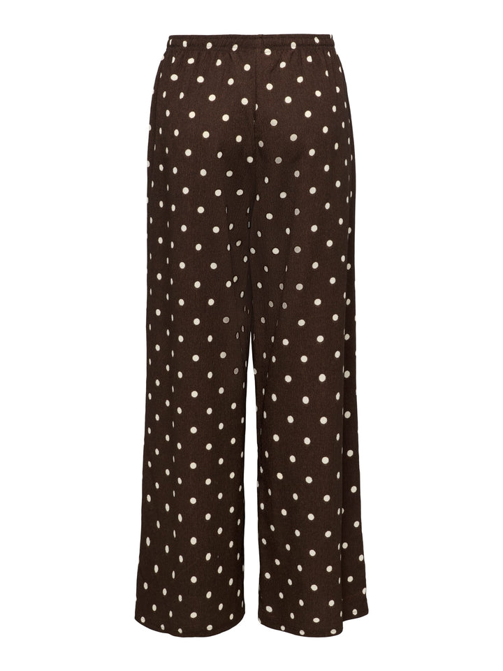 jacqueline de yong 15370187 Debbie lange broek dames bruin dessin - L32