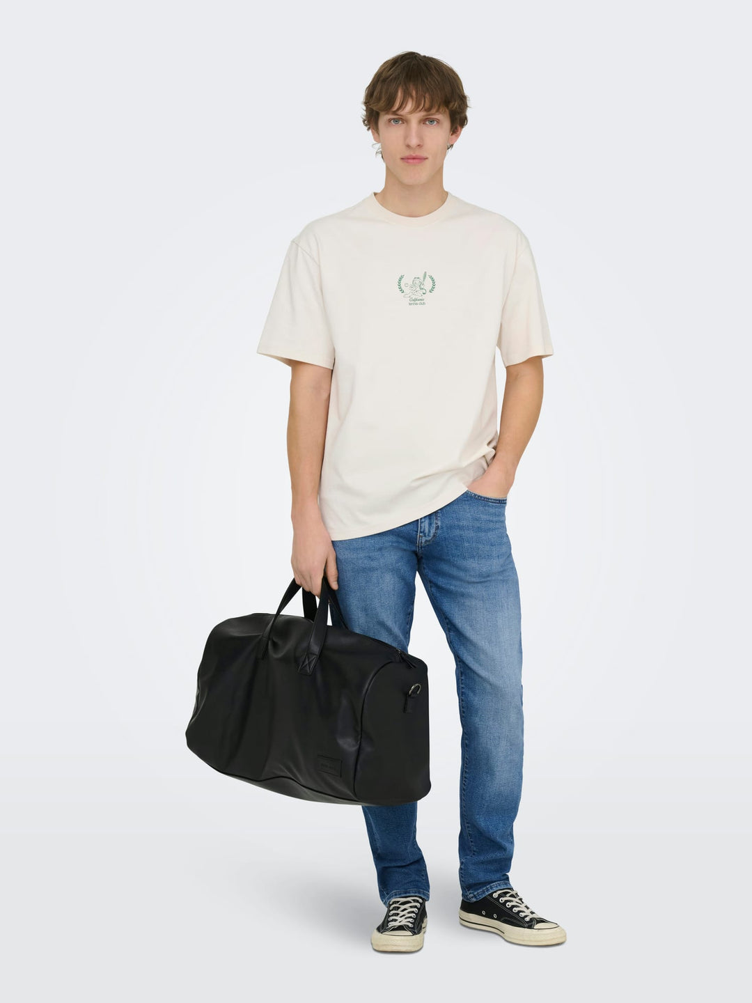 ONLY & SONS Weft jeans regular fit – heren - Blue Denim - L32