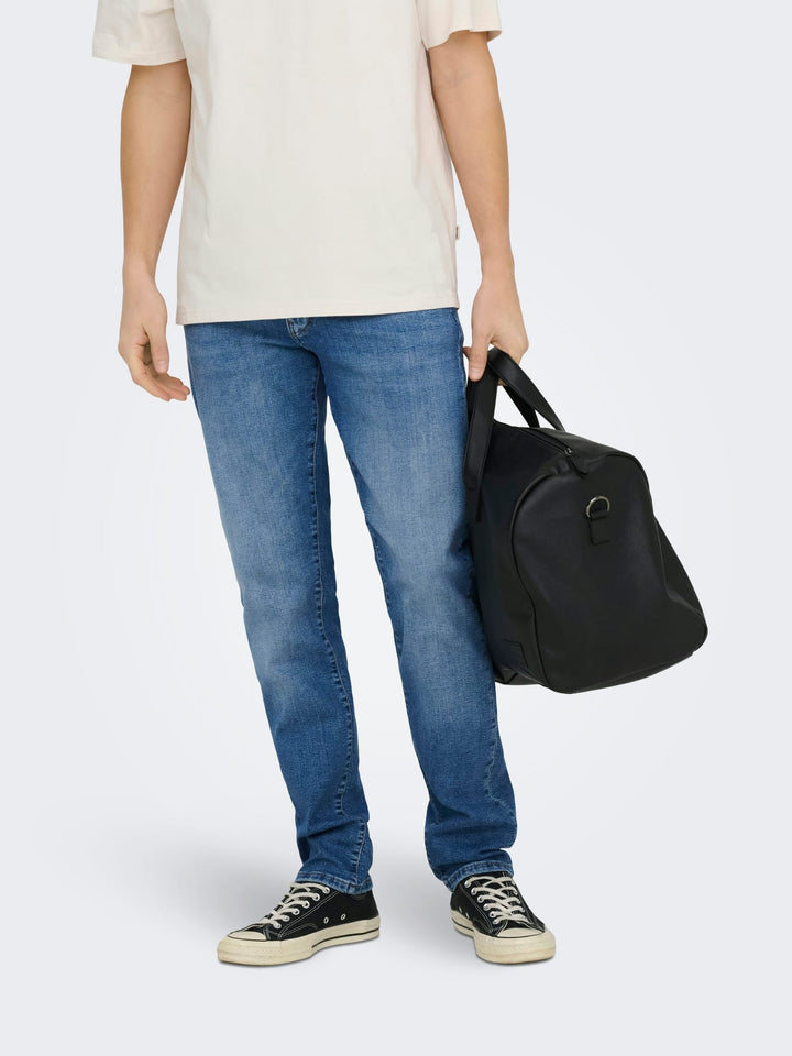 ONLY & SONS Weft jeans regular fit blauw – heren - Blue Denim - L30