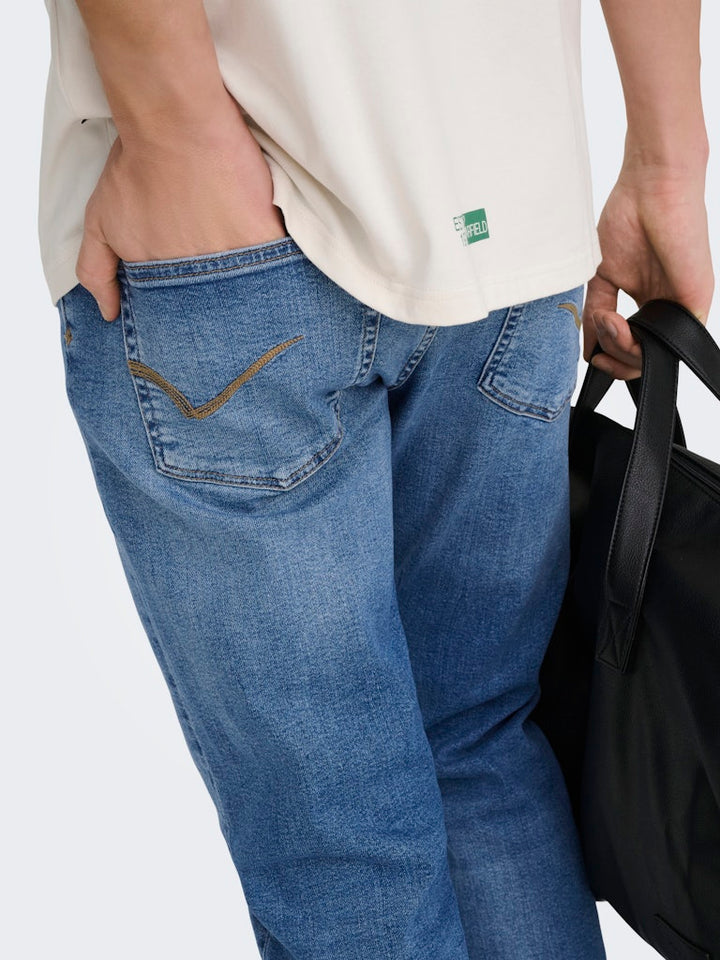 ONLY & SONS 22036817 Weft jeans blue denim – heren - L32