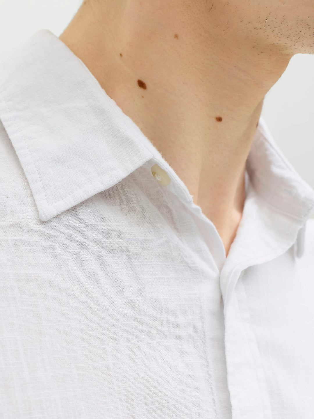 Jack & Jones overhemd l/m wit dessin – heren