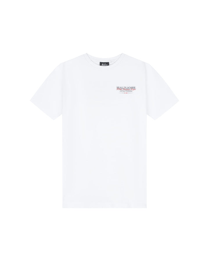 Malelions Boys MJA30026027 t-shirt k/m wit
