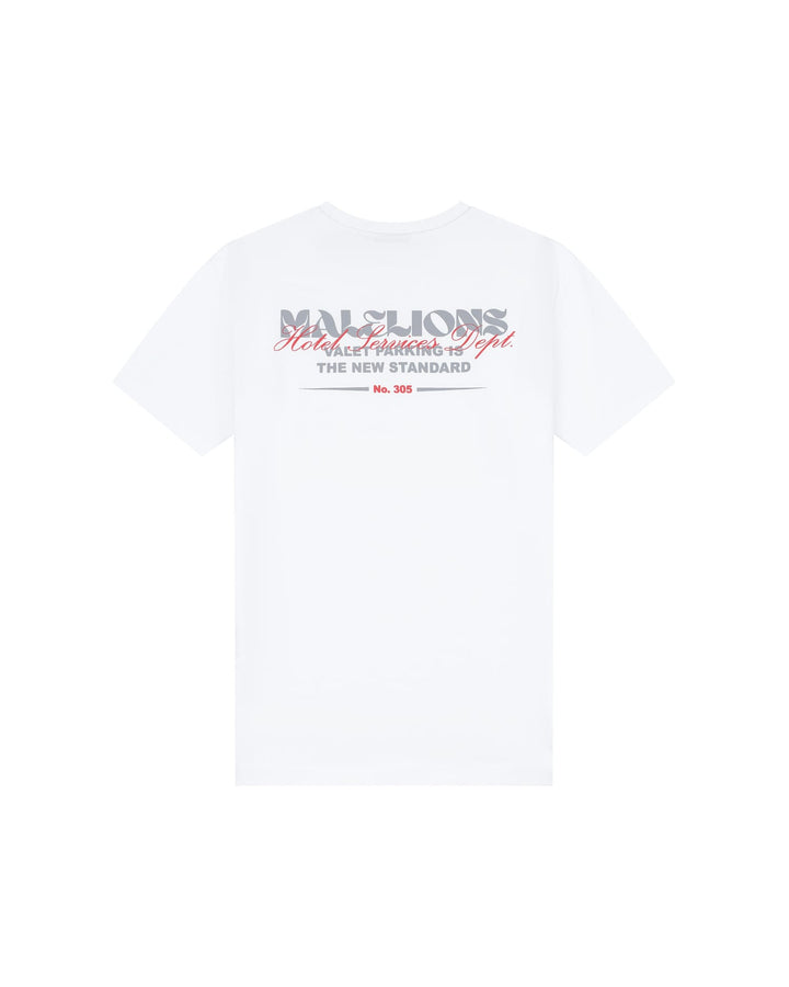 Malelions Boys T-shirt wit – jongens