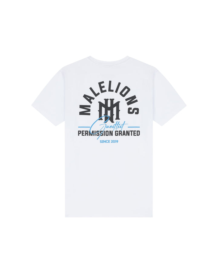 Malelions MJA30026039 T-shirt k/m jongens wit