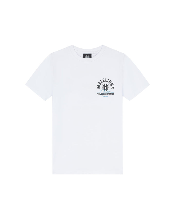 Malelions Boys T-shirt wit – jongens