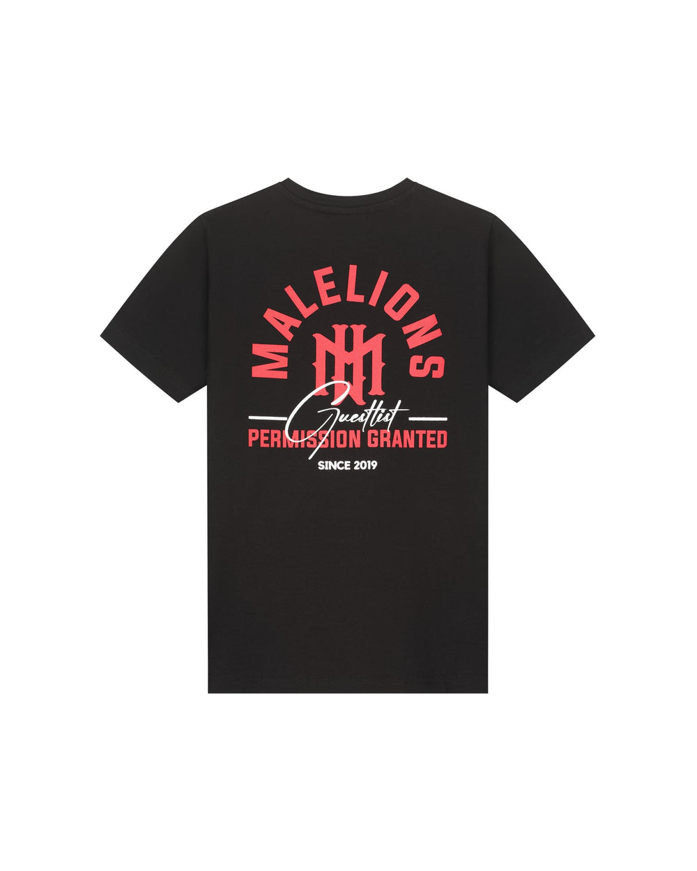 Malelions Boys MJA30026039 t-shirt zwart – jongens