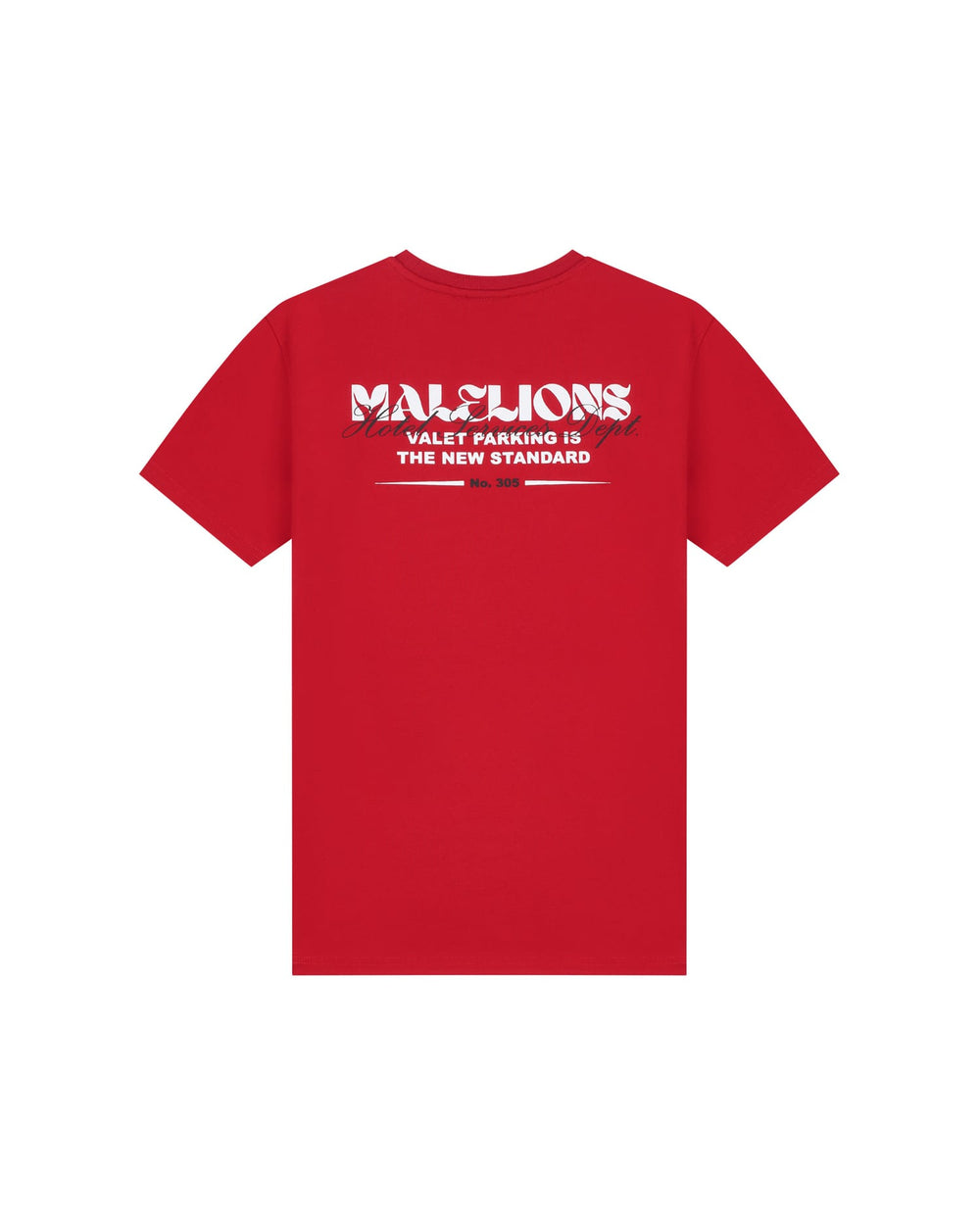 Malelions Boys MJA30026027 t-shirt k/m rood