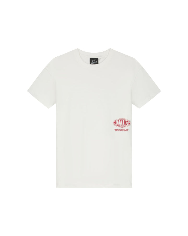 Malelions Boys T-shirt off-white – jongens