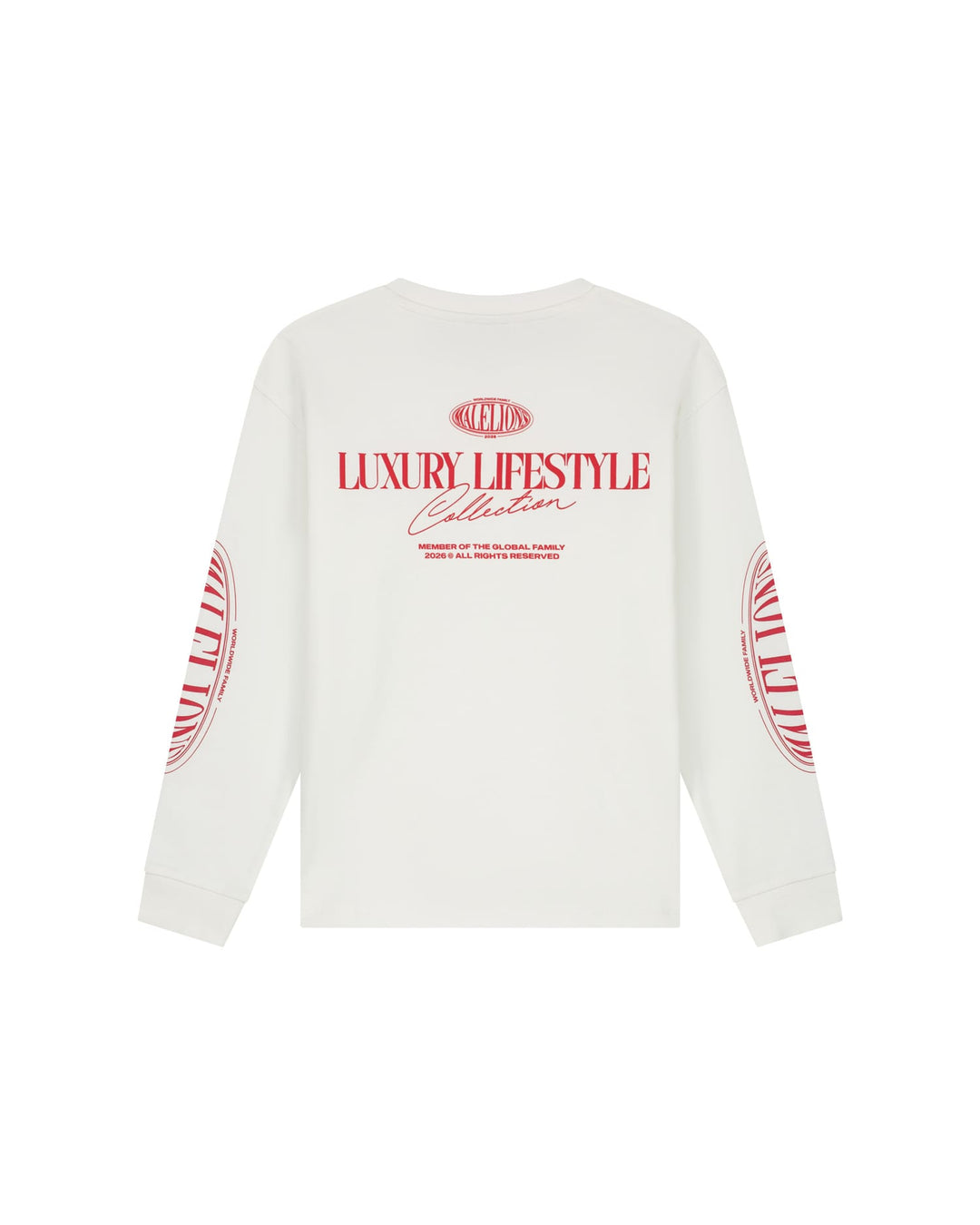 Malelions Boys longsleeve t-shirt off-white – jongens