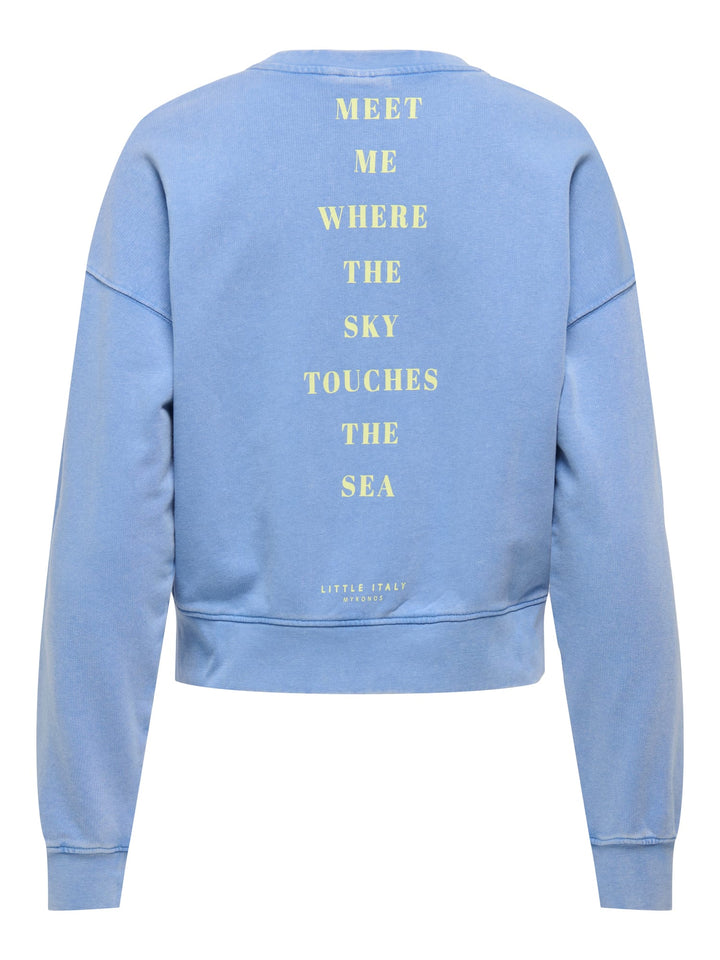 Only 15372426 tabba sweater dames lichtblauw