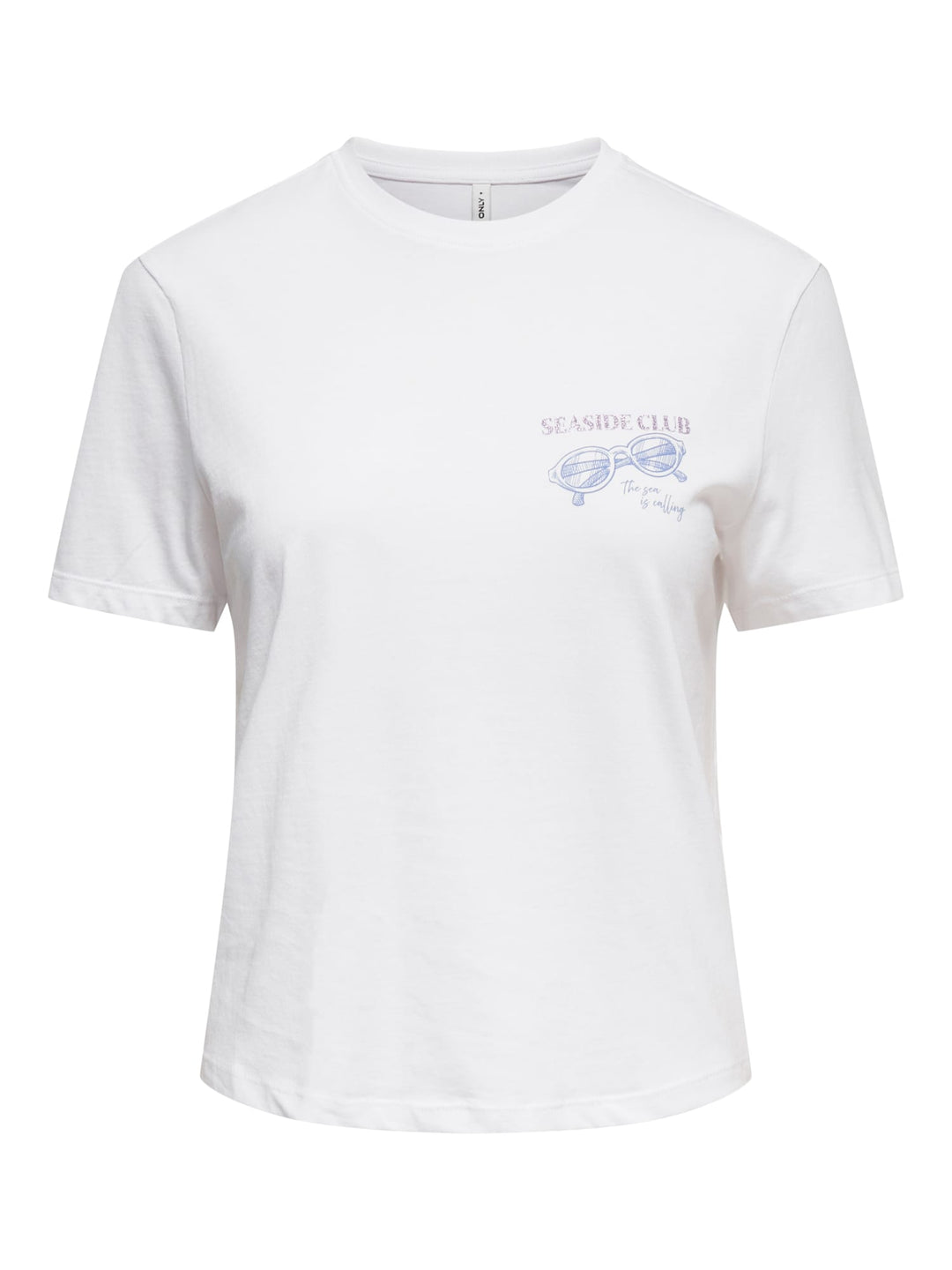 Only 15346663 Dina t-shirt k/m dames off-white