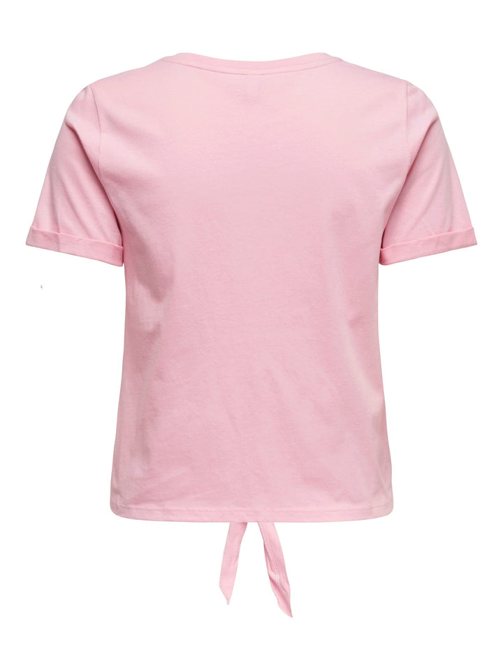 Only 15346678 Dora t-shirt k/m dames licht roze