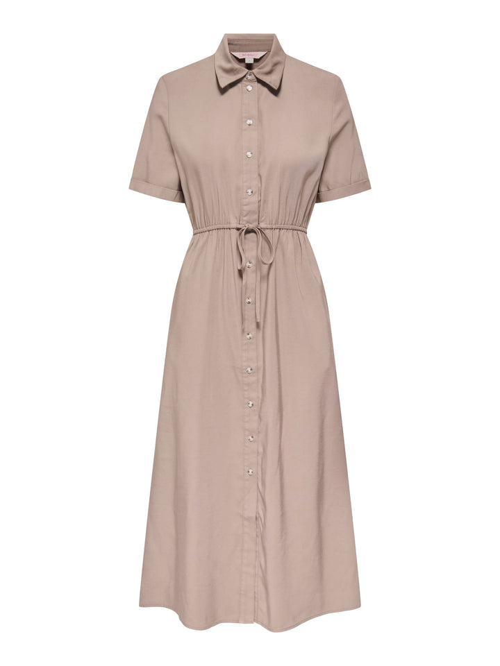 Only 15364144 Aris jurk maxi taupe – dames
