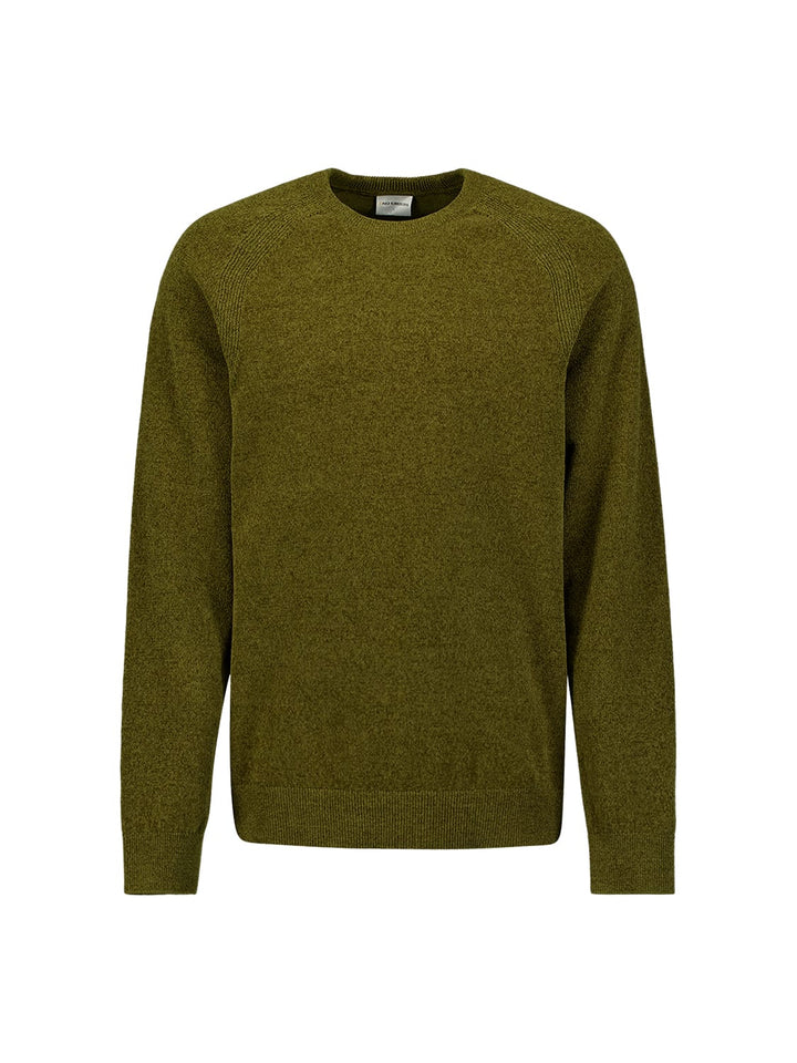 No excess 33210850SN trui heren olijf