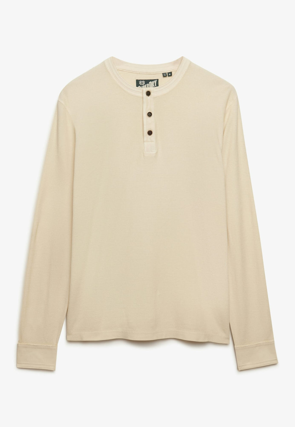 Superdry M6010956A T-shirt l/m beige – heren