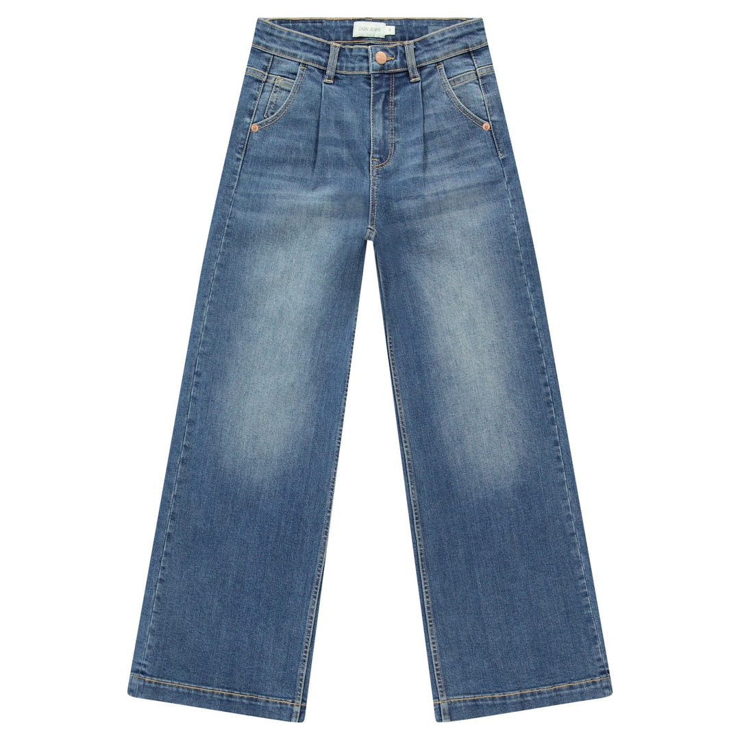 cars girls 28038 jeans bootcut flare fit blue denim – meisjes