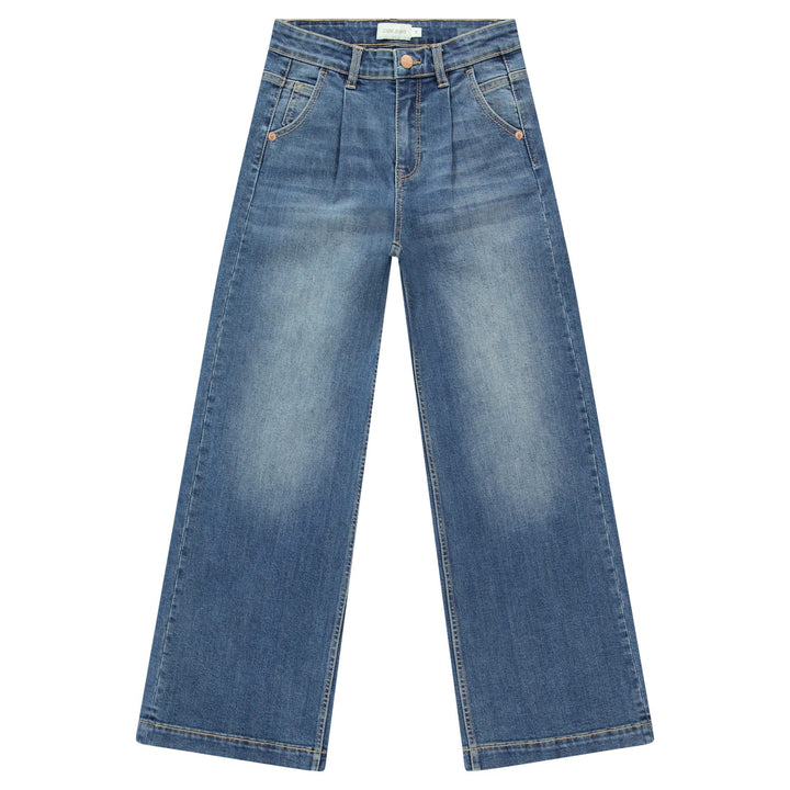 cars girls 28038 jeans bootcut flare fit blue denim – meisjes