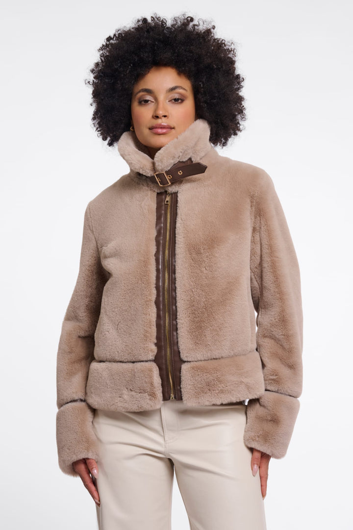Rino & Pelle Lambra.7002612 jack dames taupe