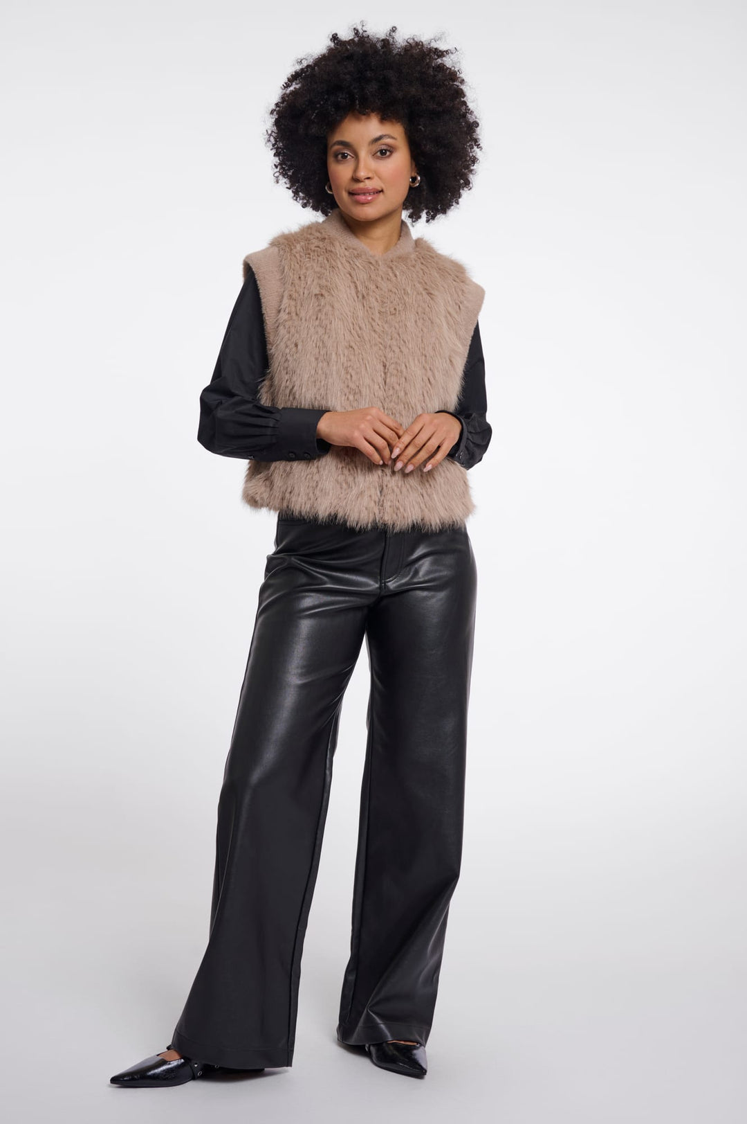 Rino &amp; Pelle Alvita.7002612 spencer dames taupe
