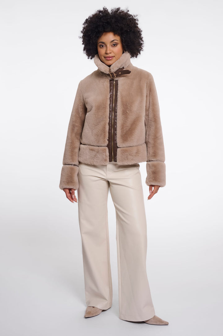 Rino & Pelle Lambra.7002612 jack dames taupe