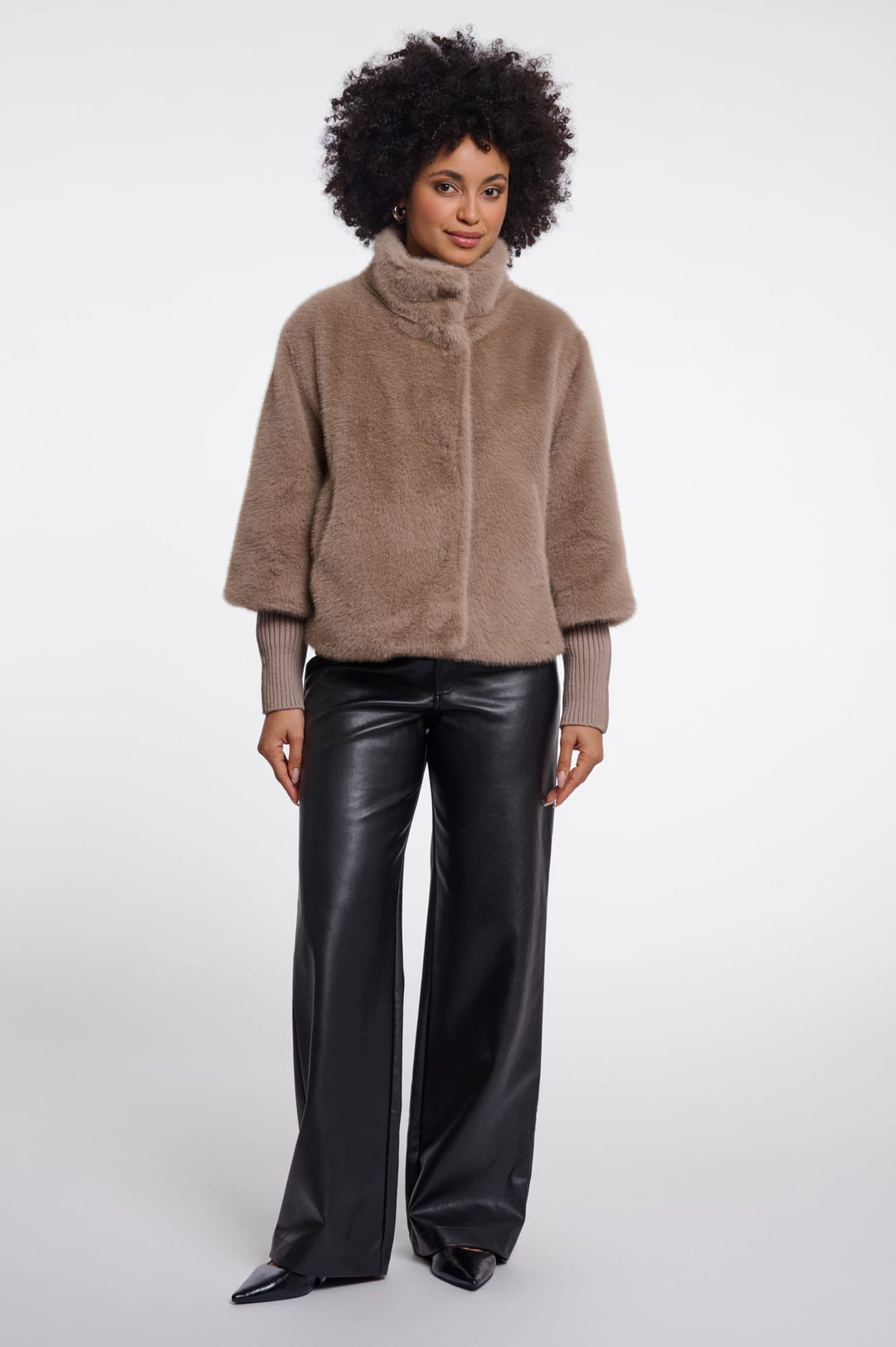 Rino & Pelle Nesrin jack dames taupe – herfst/winter