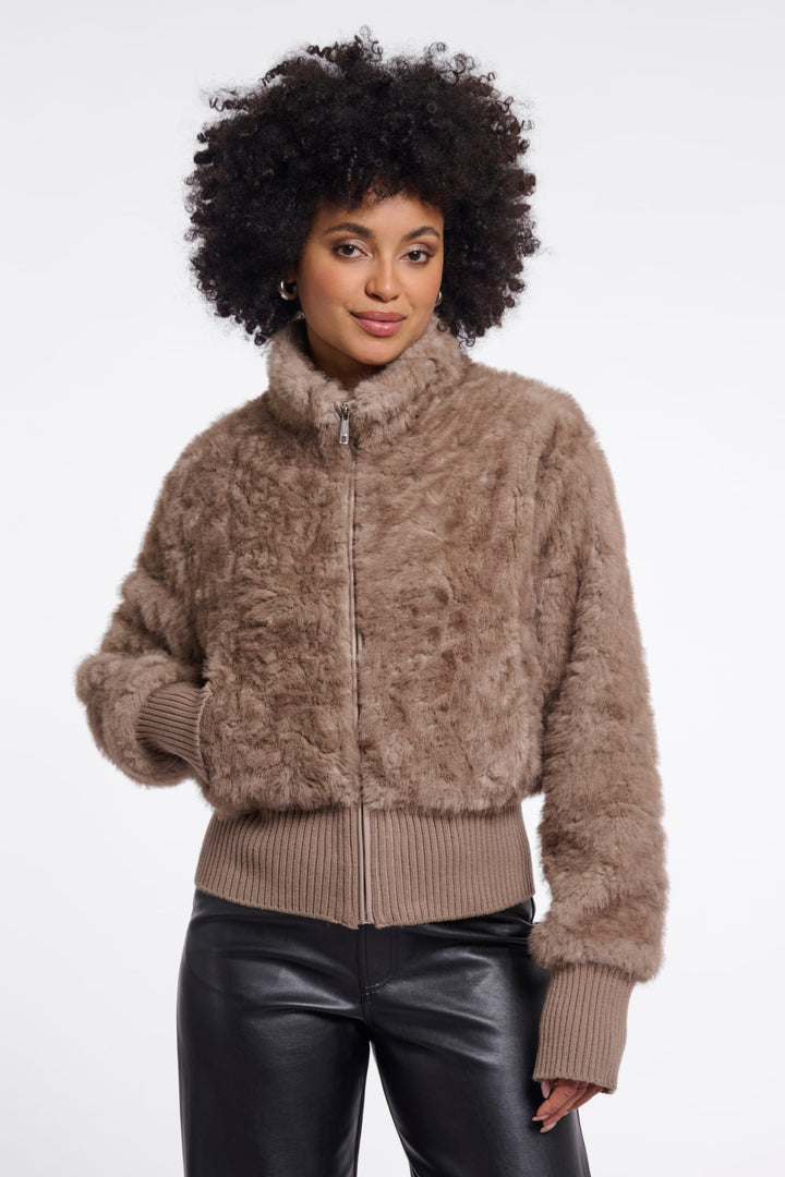 Rino &amp; Pelle Quirijn.7002612 winterjas dames taupe