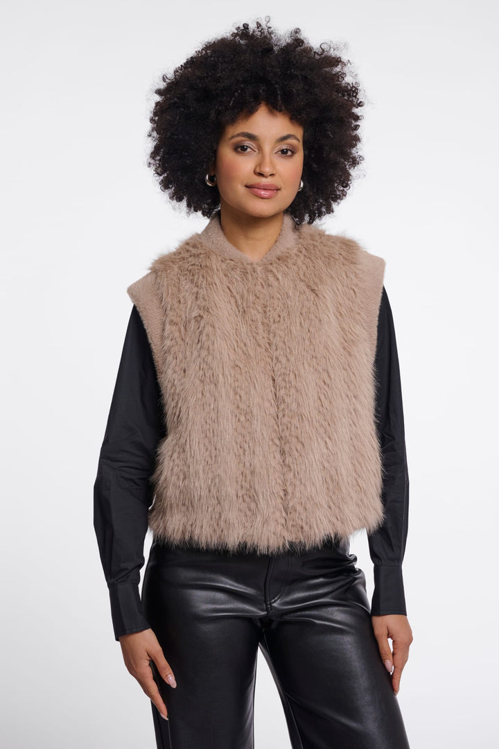 Rino &amp; Pelle Alvita.7002612 spencer dames taupe