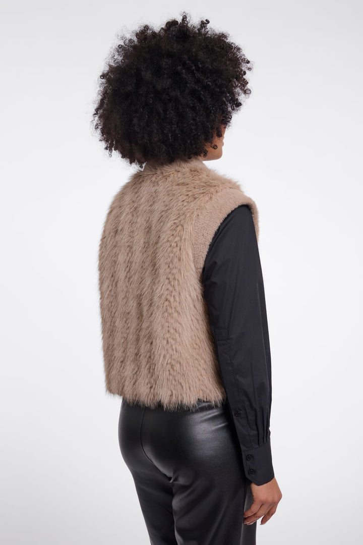 Rino &amp; Pelle Alvita.7002612 spencer dames taupe