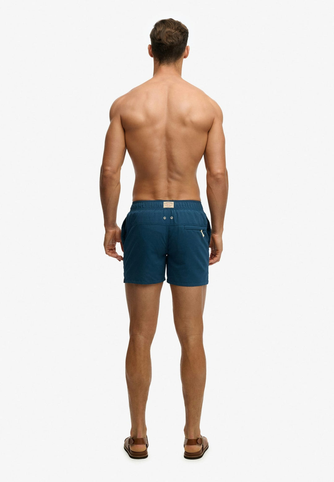 Superdry M3010267A zwemshort heren navy