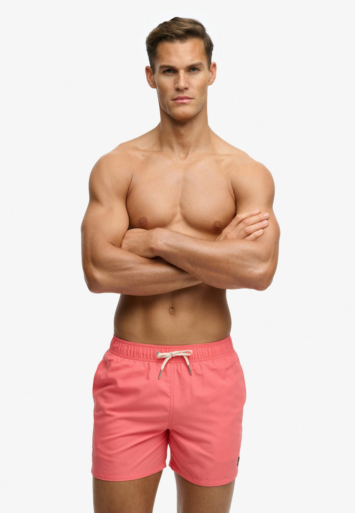 Superdry zwemshort heren koraal rood – M3010267A