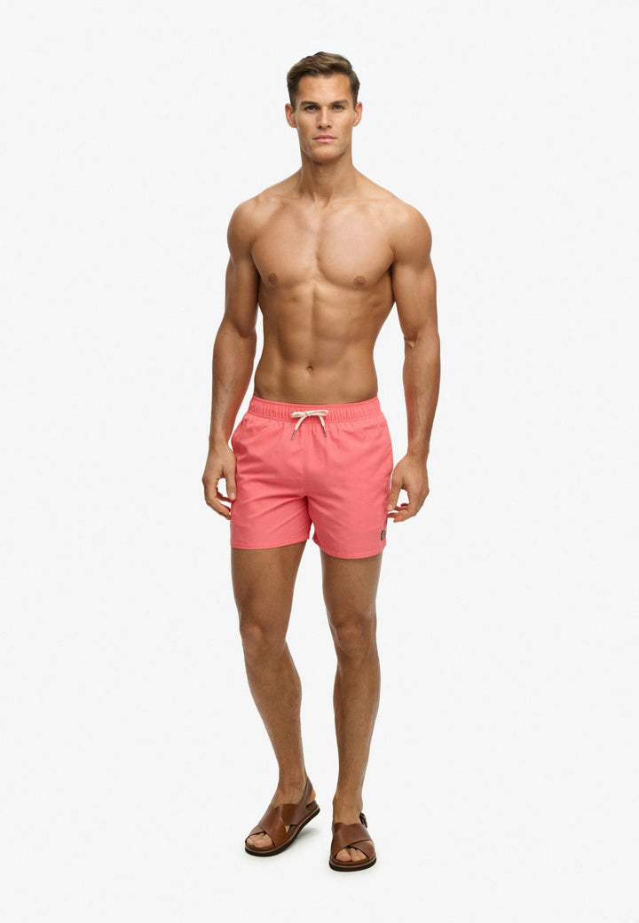 Superdry zwemshort heren koraal rood – M3010267A