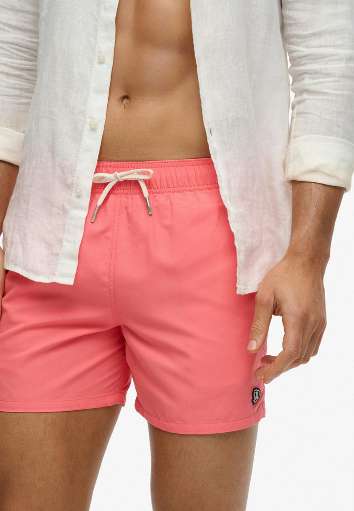 Superdry zwemshort heren koraal rood – M3010267A