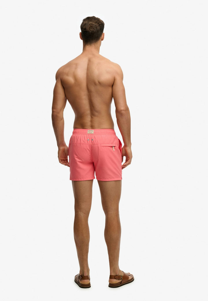 Superdry zwemshort heren koraal rood – M3010267A