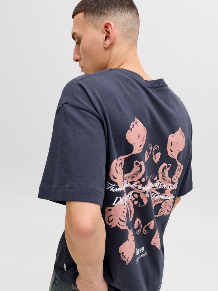 Jack & Jones T-shirt k/m heren antraciet – Montauk